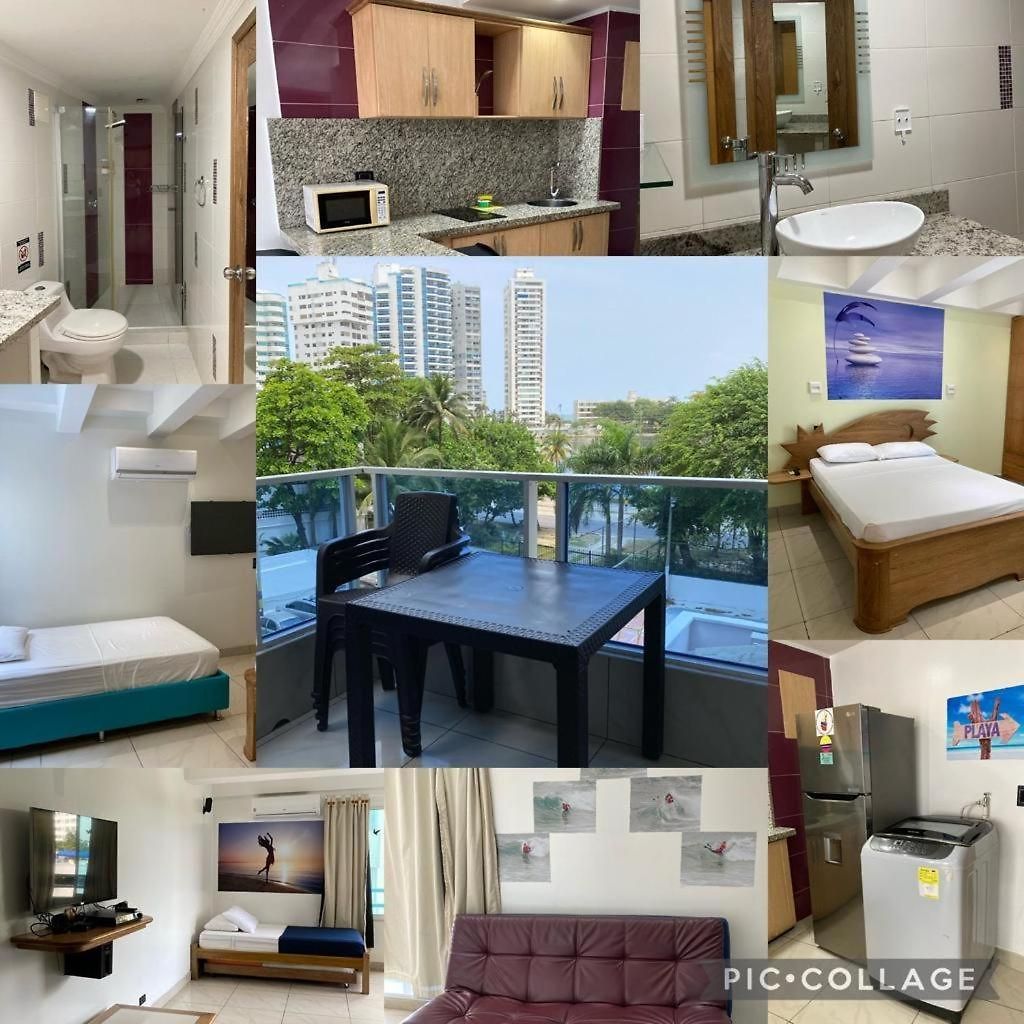Hermoso Apartamento Frente A La Playa Piso 17 Conquistador, El Laguito * Cartagena